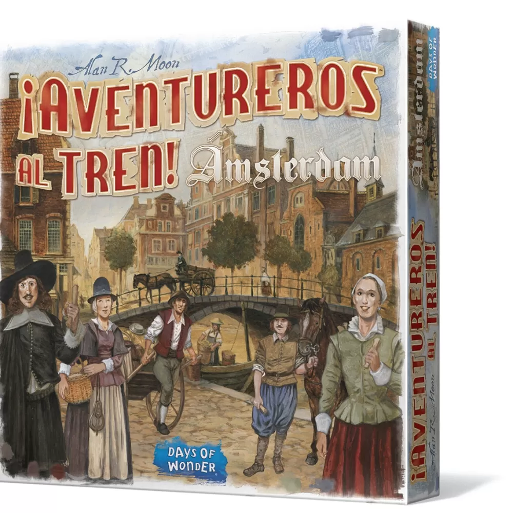 Asmodee Juegos De Mesa*¡Aventureros Al Tren! Amsterdam