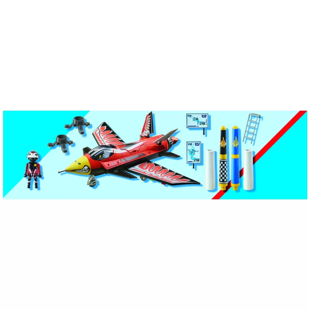 Playmobil Munecos Articulados*Avion Eagle Air Stunt Show