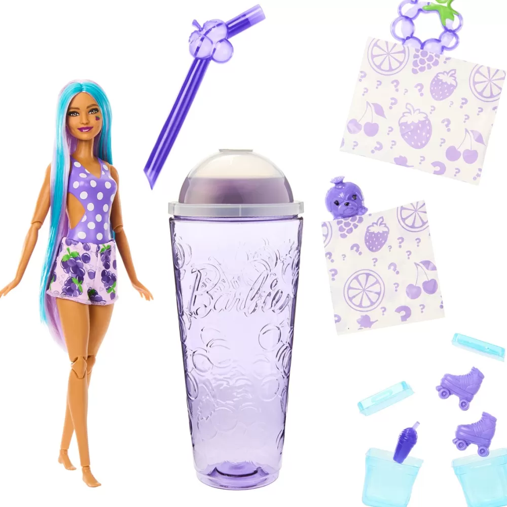 Barbie Munecas Y Peluches* Pop! Reveal Frutas Muneca Que Revela Sus Colores Con Accesorios Sorpresa Uvas