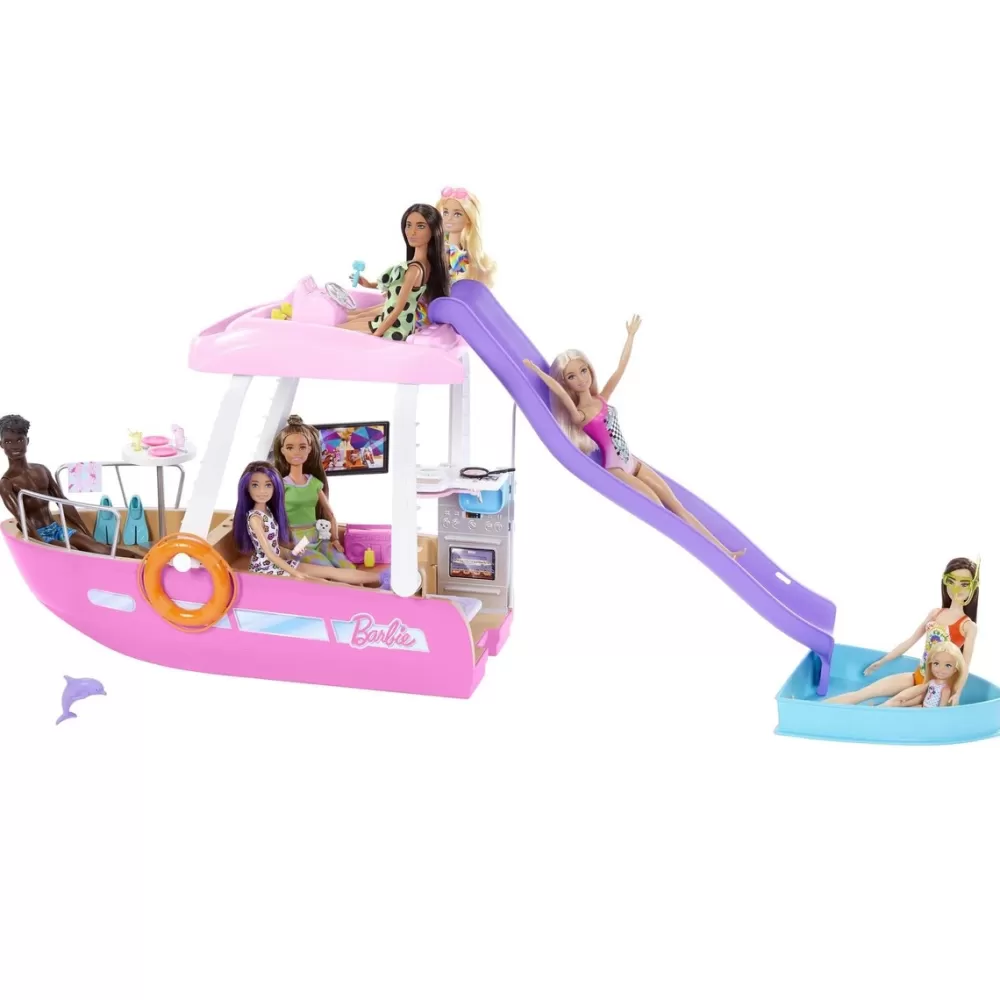 Barbie Munecas Y Peluches*Barco De Juguete Para Munecas Con Accesorios Dream Boat Modelos Surtidos