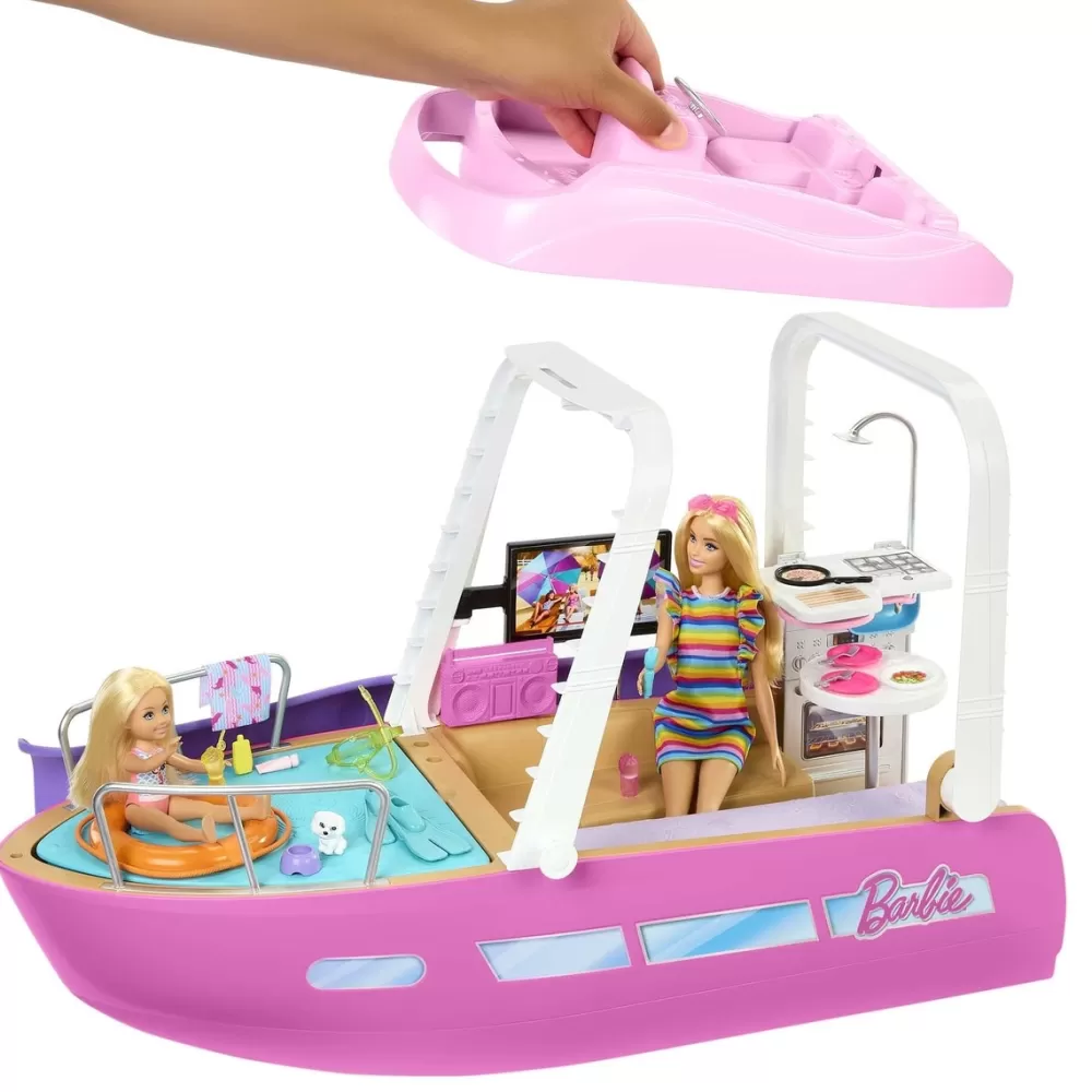 Barbie Munecas Y Peluches*Barco De Juguete Para Munecas Con Accesorios Dream Boat Modelos Surtidos