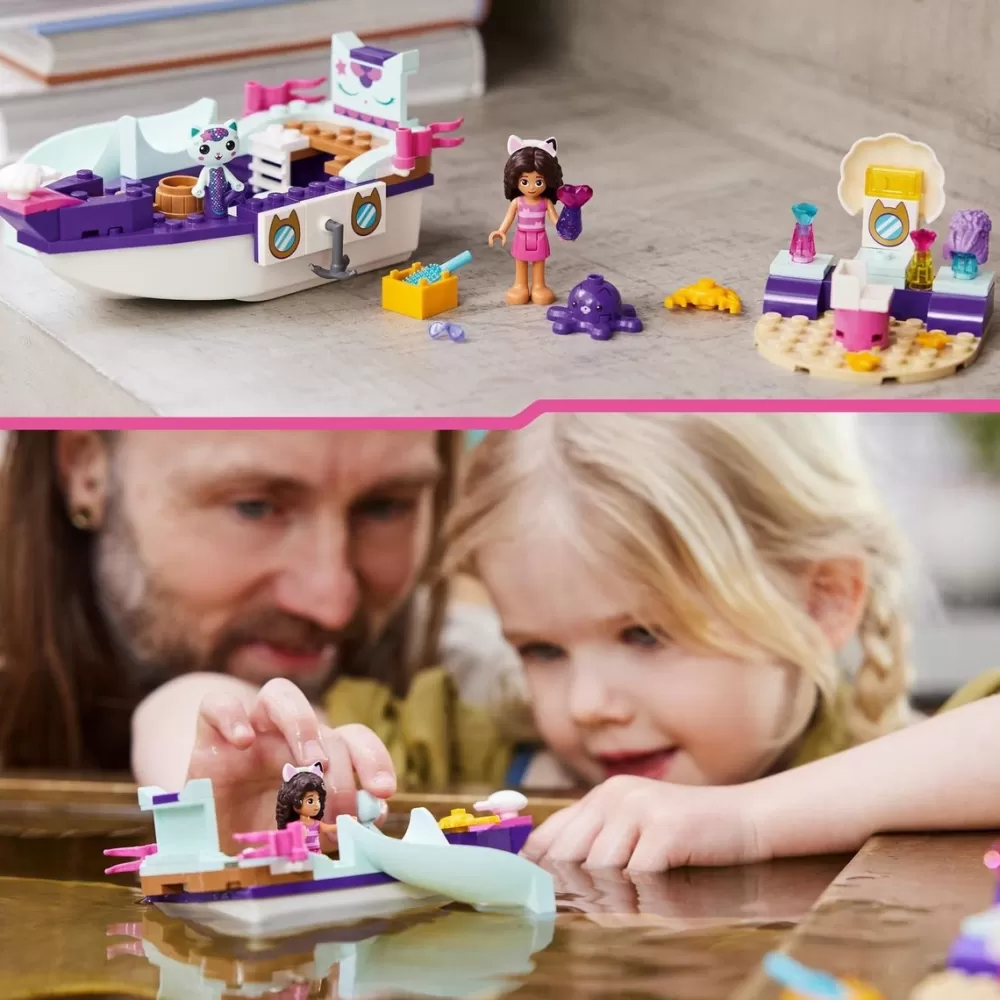 LEGO Puzzles Y Construcciones*Barco Y Spa De Gabby Y Siregata Gabby'S Dollhouse