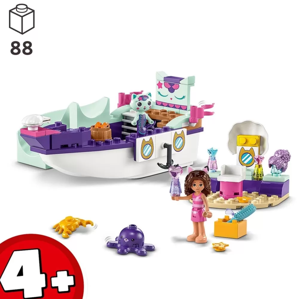 LEGO Puzzles Y Construcciones*Barco Y Spa De Gabby Y Siregata Gabby'S Dollhouse