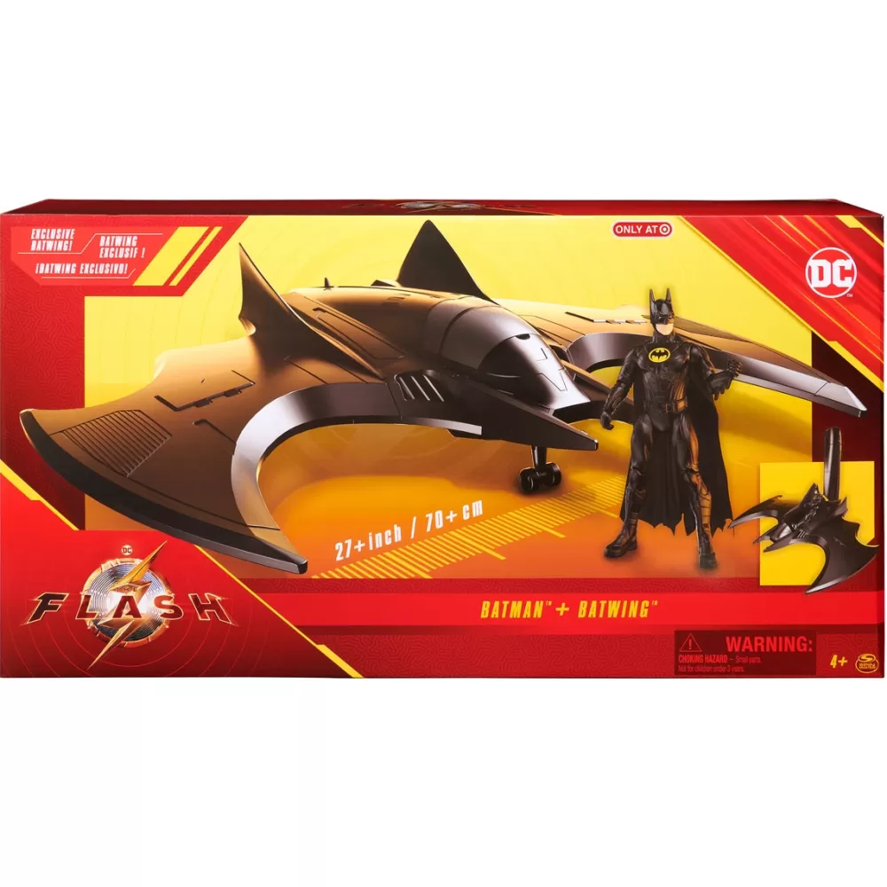 Spin Master Munecos Articulados*Batwing + Batman 30Cm, The Flash Movie,