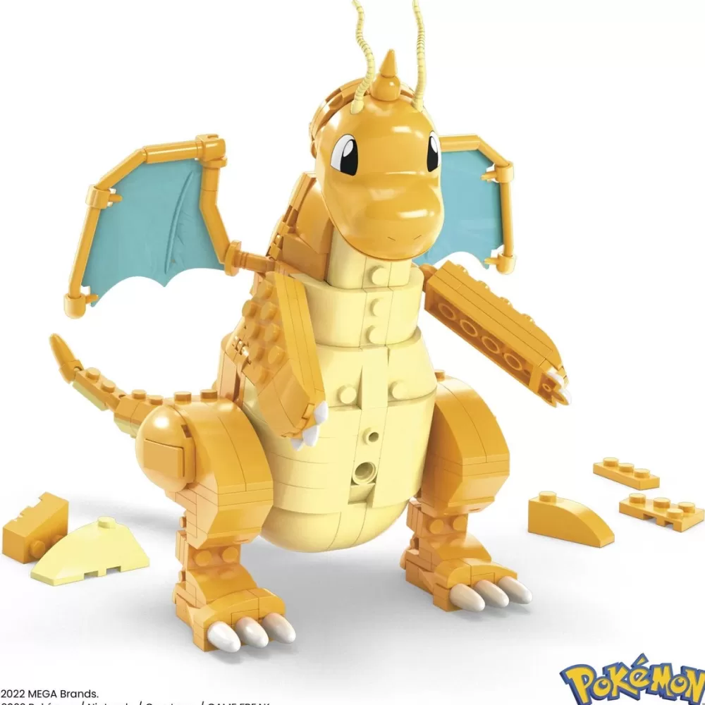 Mega Construx Puzzles Y Construcciones*Bloques De Construccion Pokemon Dragonite