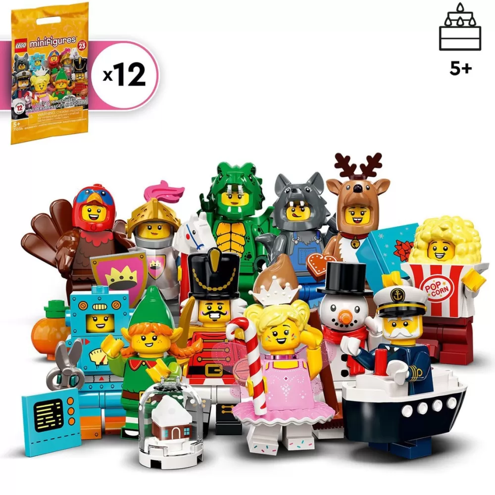 LEGO Puzzles Y Construcciones*Bolsa Sorpresa Mini Figura 23ª Edicion Limitada Para Coleccionar Minifigures