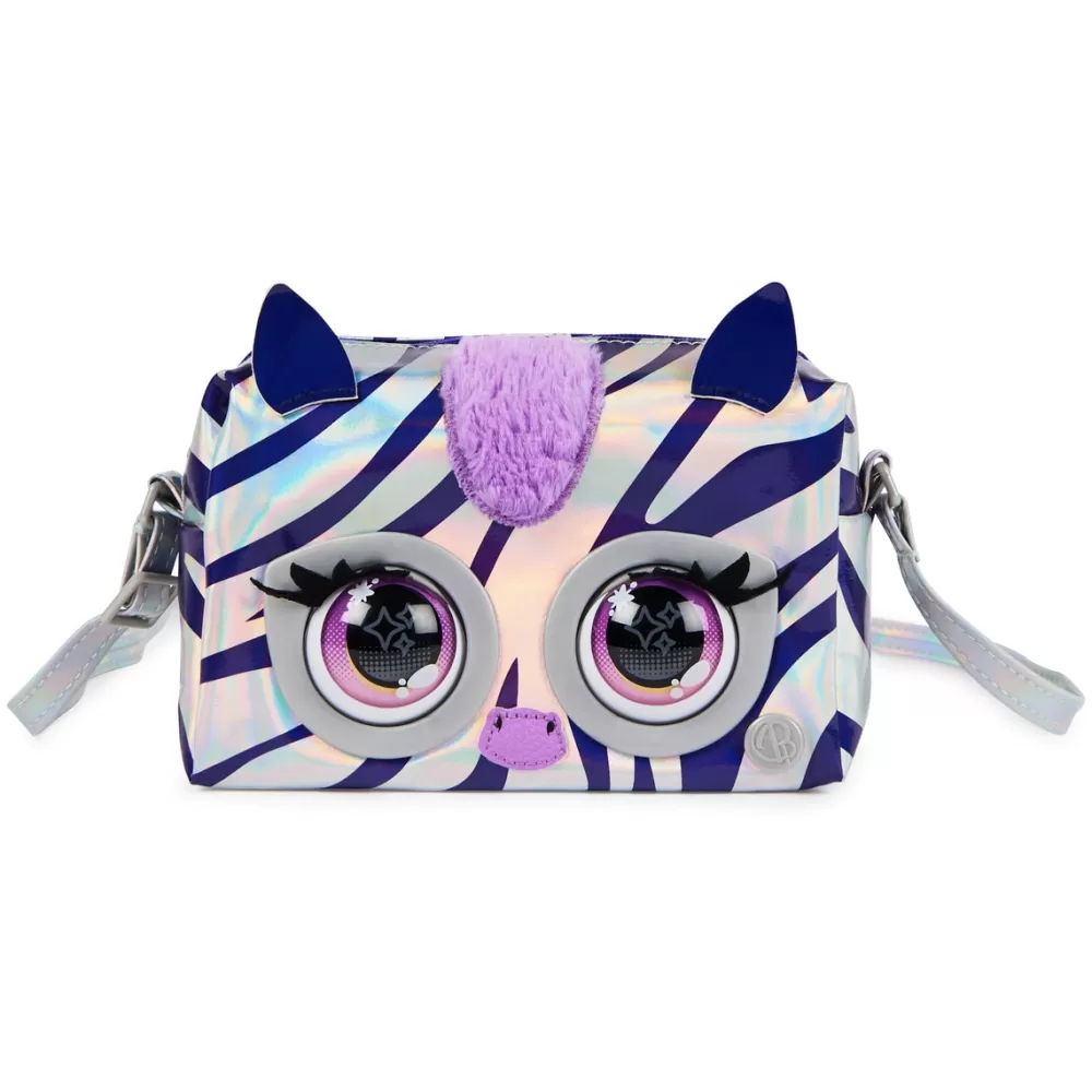 PURSE PETS Juegos Educativos*Bolso Interactivo Metallic Magic Zebra