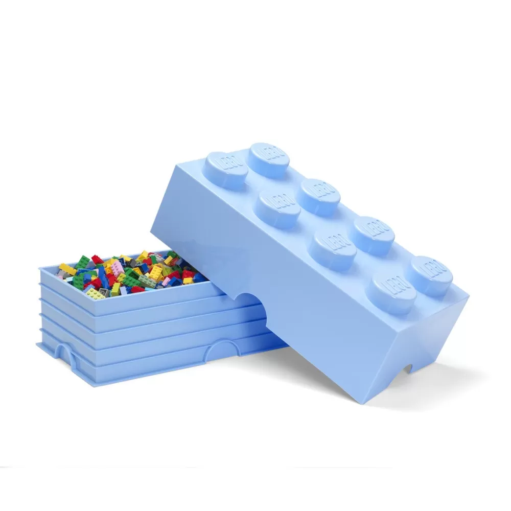 LEGO Puzzles Y Construcciones*Brick 8 Almacenaje En Color Azul Claro