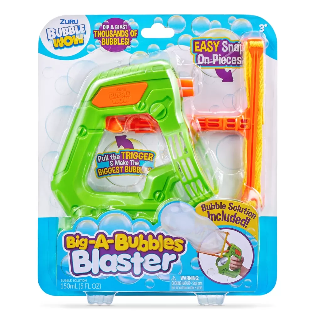 BUBBLE NOW Juguetes Al Aire Libre*Bubble Wow Pistola Electrica Pompas Gigantes