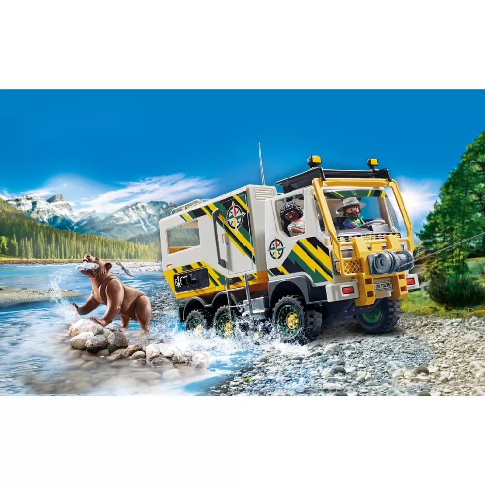 Playmobil Munecos Articulados*Camion De Aventuras Wild Life