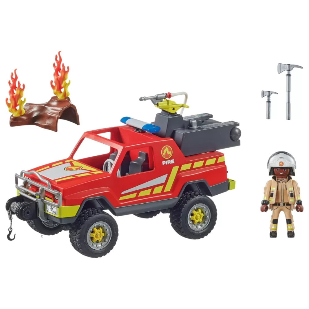 Playmobil Munecos Articulados*Camion De Bomberos City Action