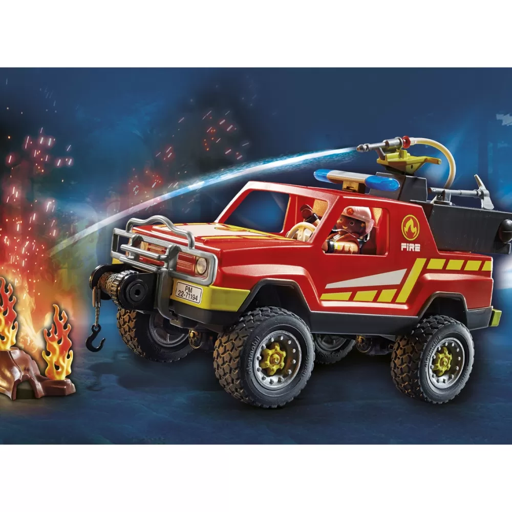 Playmobil Munecos Articulados*Camion De Bomberos City Action