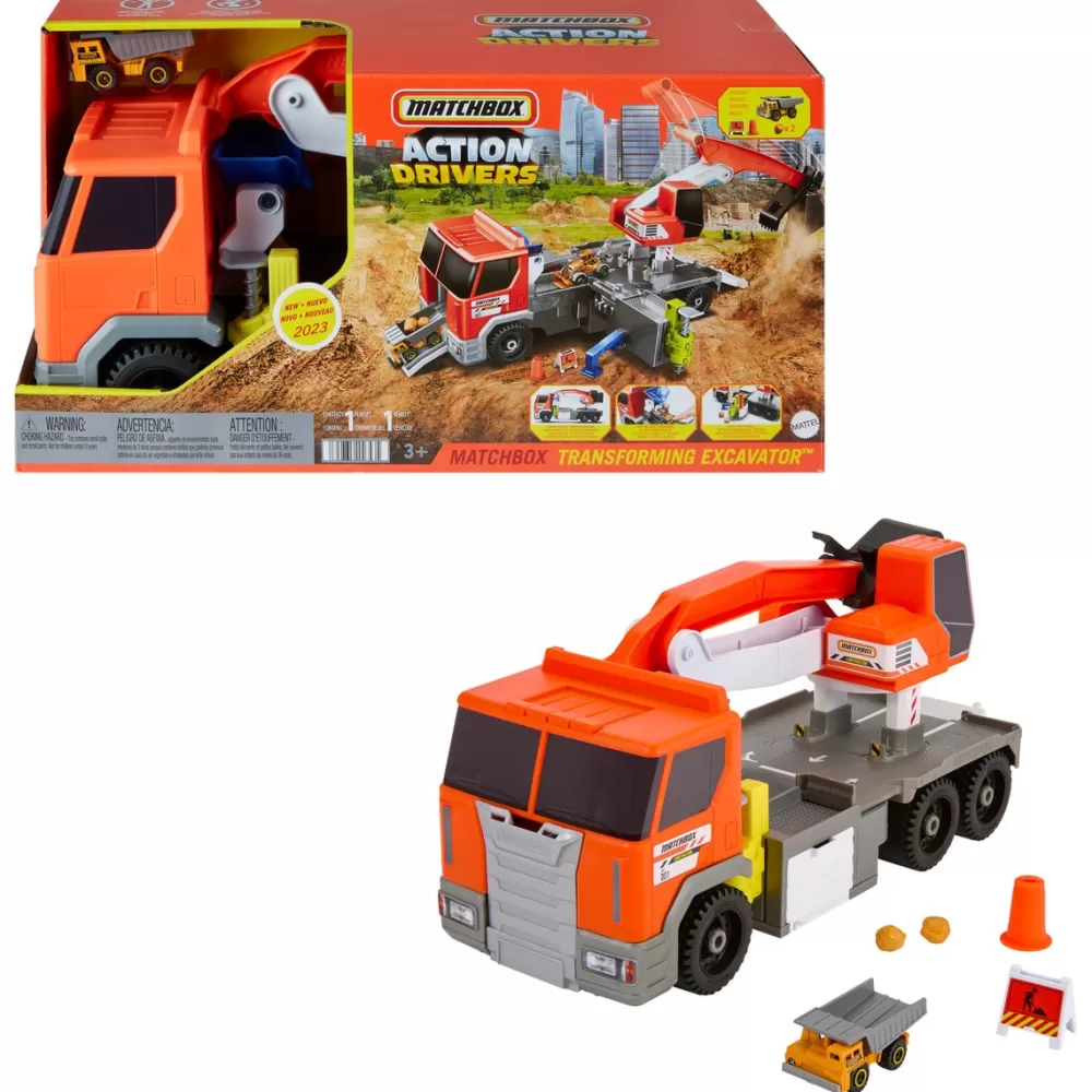 Matchbox Coches, Circuitos Y Radiocontrol*Camion Excavadora Surtido Action Drivers