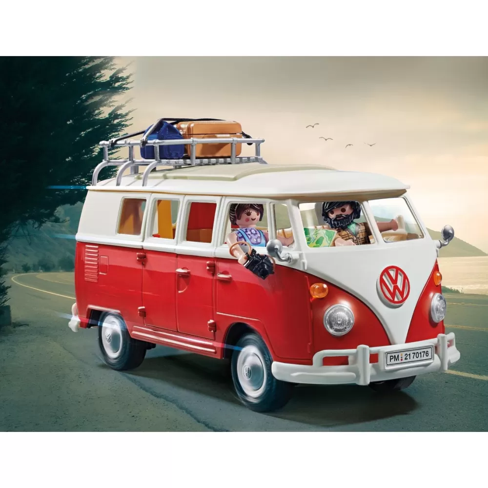 Playmobil Munecos Articulados*Camper Volkswagen T1 Camping Bus Volkswagen