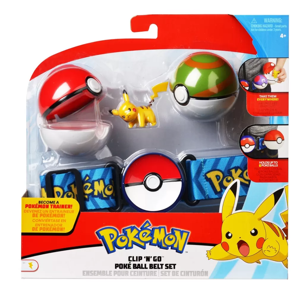 Bizak Munecos Articulados*Cinturon Pokeball Bola De Ataque Pokemon