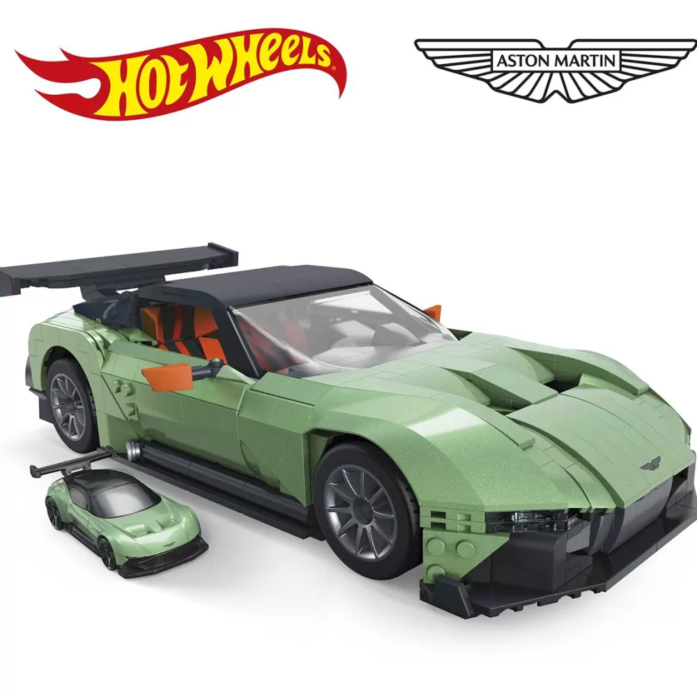 Mega Construx Puzzles Y Construcciones*Coche De Bloques De Construccion Coleccionistas Aston Martin Hot Wheels