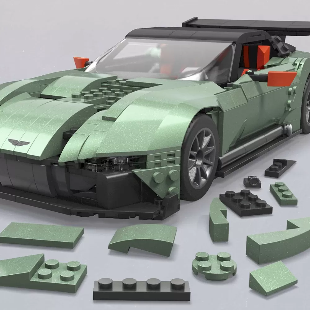 Mega Construx Puzzles Y Construcciones*Coche De Bloques De Construccion Coleccionistas Aston Martin Hot Wheels