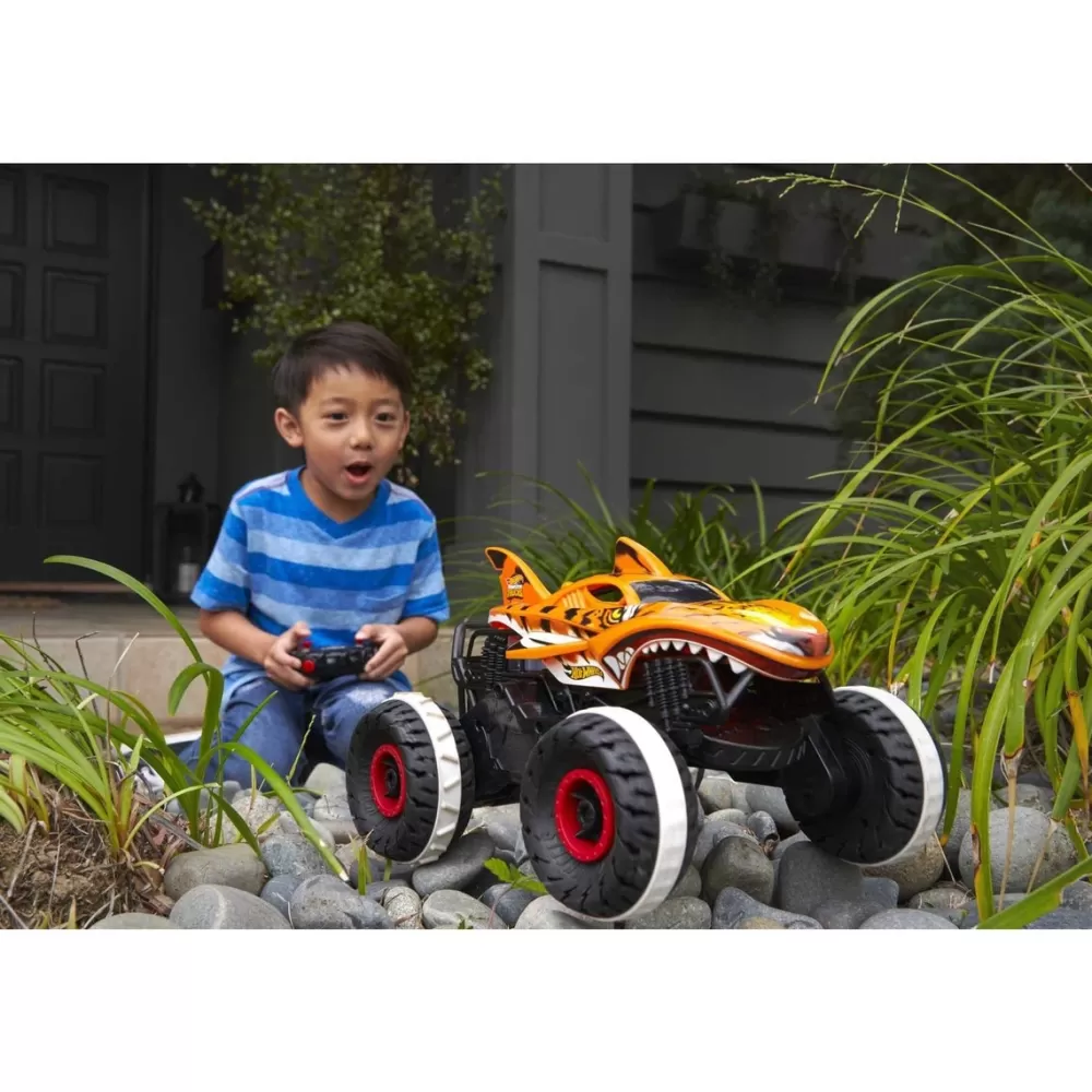 Hot Wheels Coches, Circuitos Y Radiocontrol*Coche De Juguete Monster Trucks Radio Control