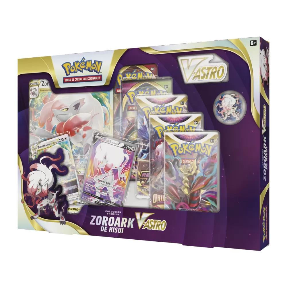 BANDAI Juegos De Mesa*Coleccion Vstar Premium Hisuian Zoroark Pokemon