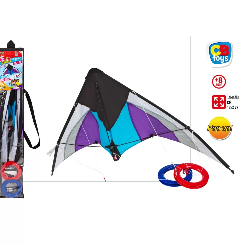 Colorbaby Juguetes Al Aire Libre*Cometa Stunt Kite Pop-Up Magic