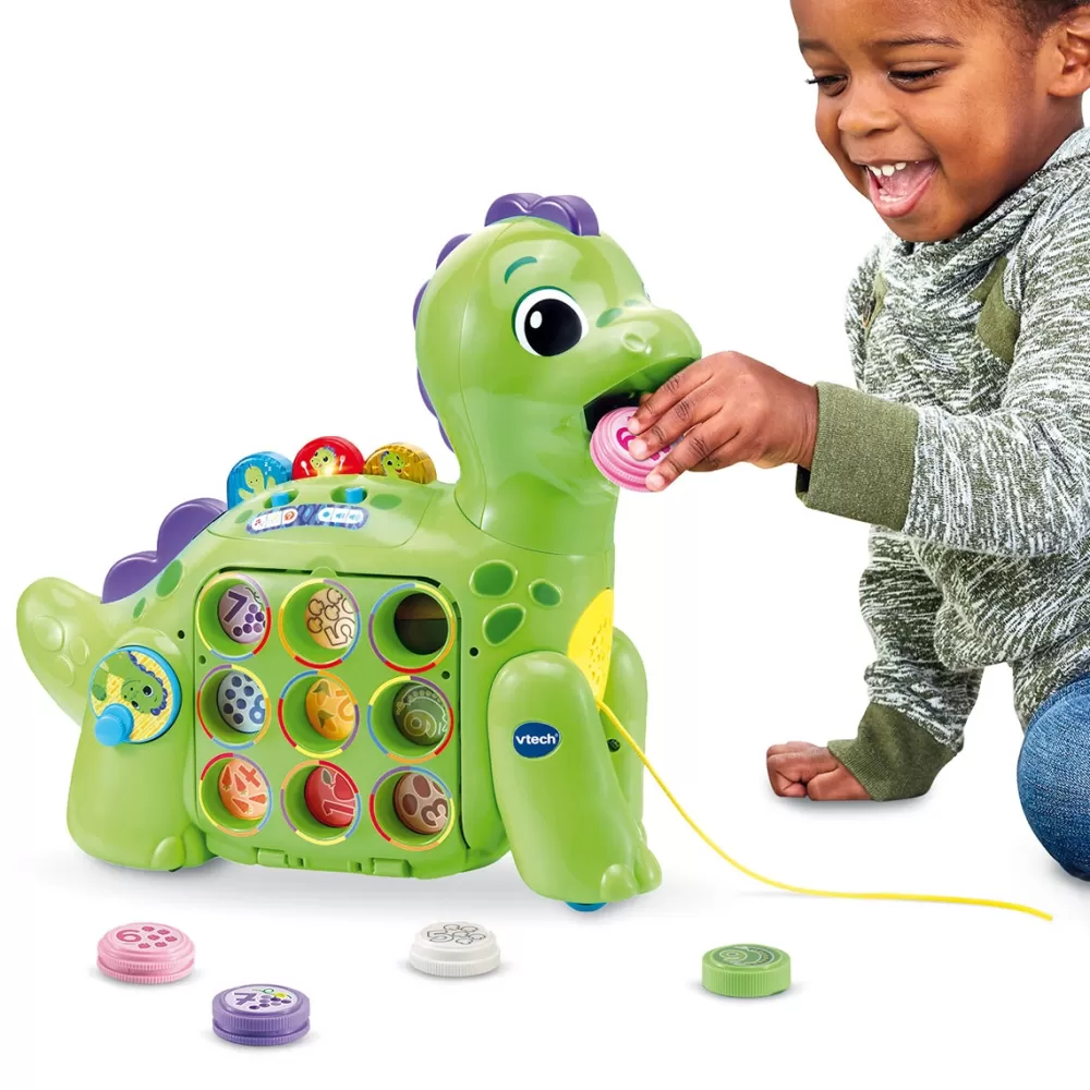 VTech Electronicos*Dinosaurio Gloton Infantil Cuenta Y Aprende