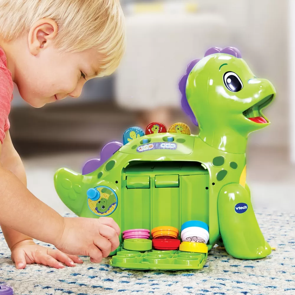 VTech Electronicos*Dinosaurio Gloton Infantil Cuenta Y Aprende