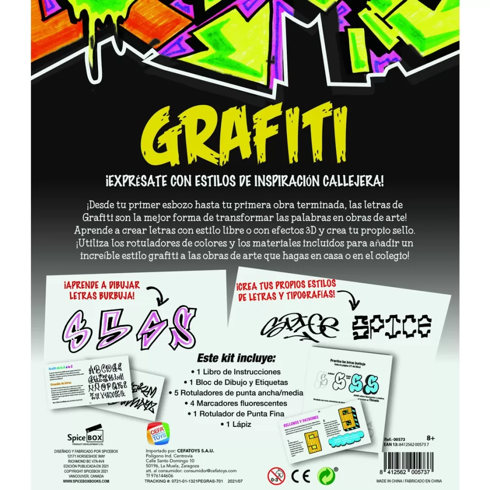 Cefa Toys Juegos Educativos*Disenando Grafiti Petit Picasso