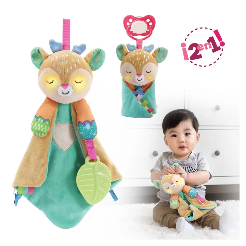 VTech Preescolar*Doudou Mantita Para Cuna Pradera La Cervatilla Baby