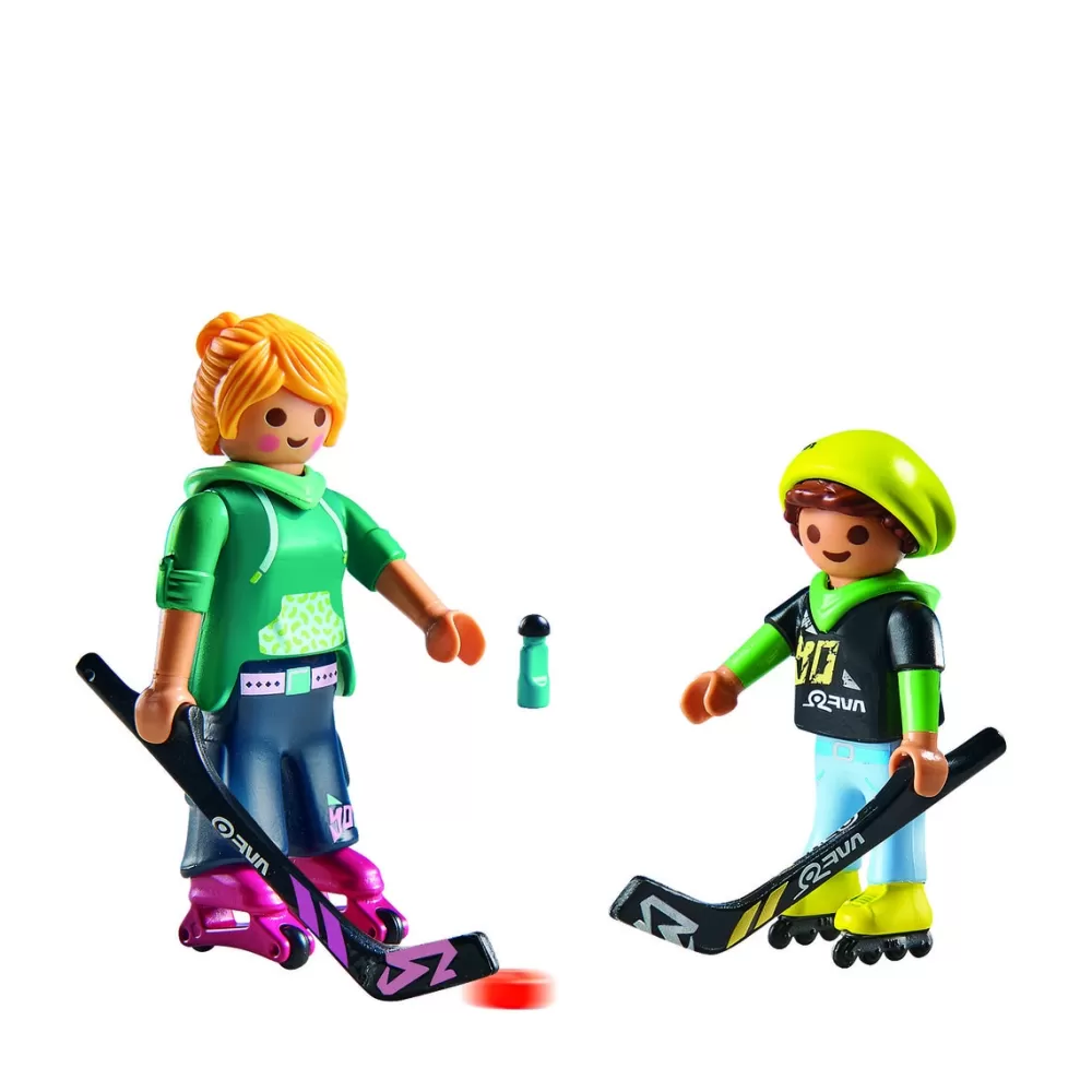 Playmobil Munecos Articulados*Duo Pack Figuras Hockey Sobre Patines