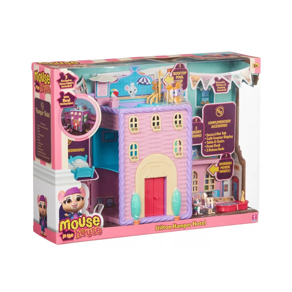 BANDAI Munecas Y Peluches*El Gran Hotel Stilton Hamper Mouse In The House