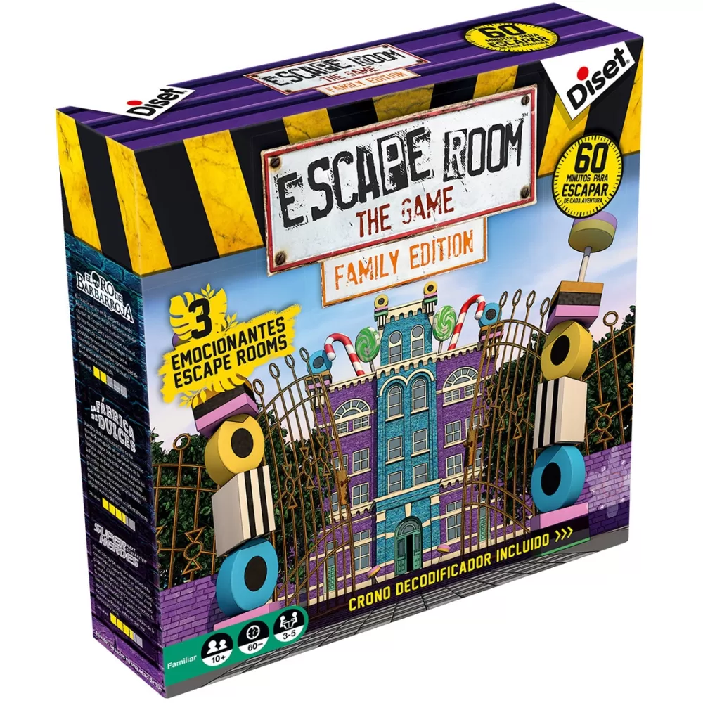 Diset Juegos De Mesa*Escape Room Family Edition Exclusiva