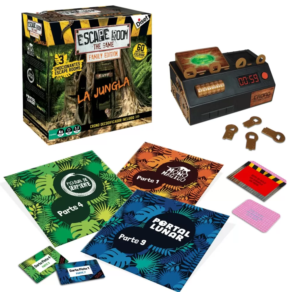 Diset Juegos De Mesa*Escape Room The Game Family Edition La Jungla