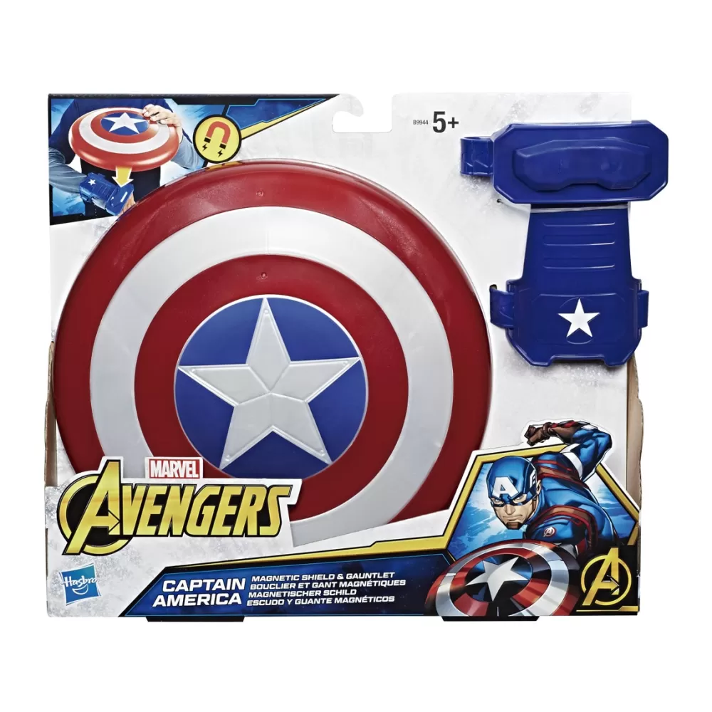 Hasbro Munecos Articulados*Escudo Y Guante Capitan America Los Vengadores: La Guerra Del Infinito Marvel Disney