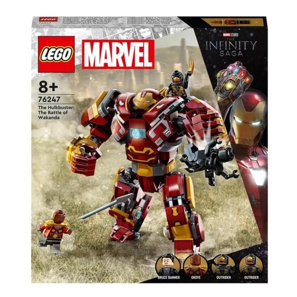 LEGO Puzzles Y Construcciones*Figura De Accion Para Construir Hulkbuster: Batalla De Wakanda Infinity War Marvel