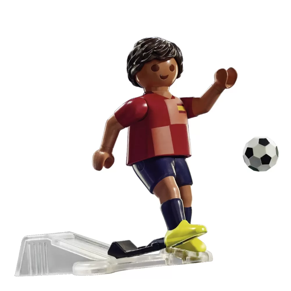 Playmobil Munecos Articulados*Figura Jugador De Futbol Seleccion De Espana Sports & Action