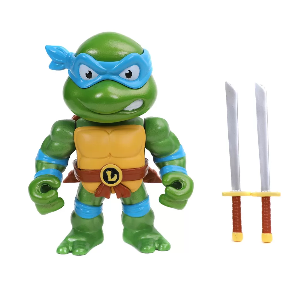 Simba Munecos Articulados*Figura Metal Tortugas Ninja Leonardo 10 Cm