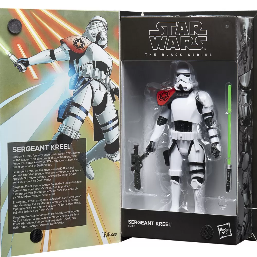 HASBRO FAN Munecos Articulados*Figura Sargento Kreel Black Series Star Wars