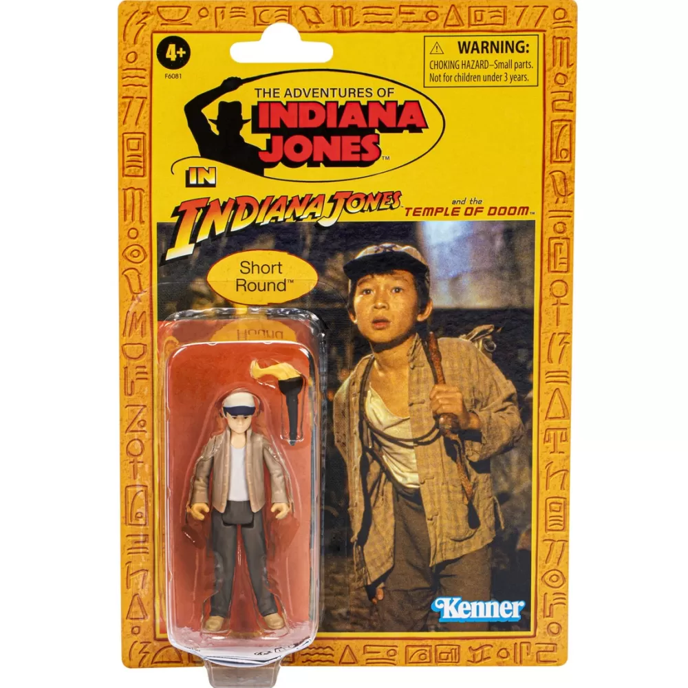 Hasbro Munecos Articulados*Figura Short Round Indiana Jones Coleccion Retro