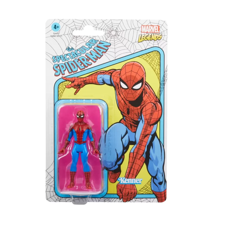 Hasbro Munecos Articulados*Figura Spider-Man - Marvel Legends Coleccion Retro