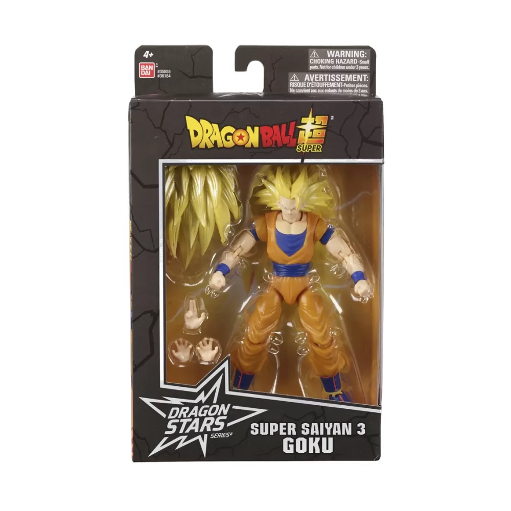 BANDAI Munecos Articulados*Figura Super Saiyan 3 Goku-D Stars