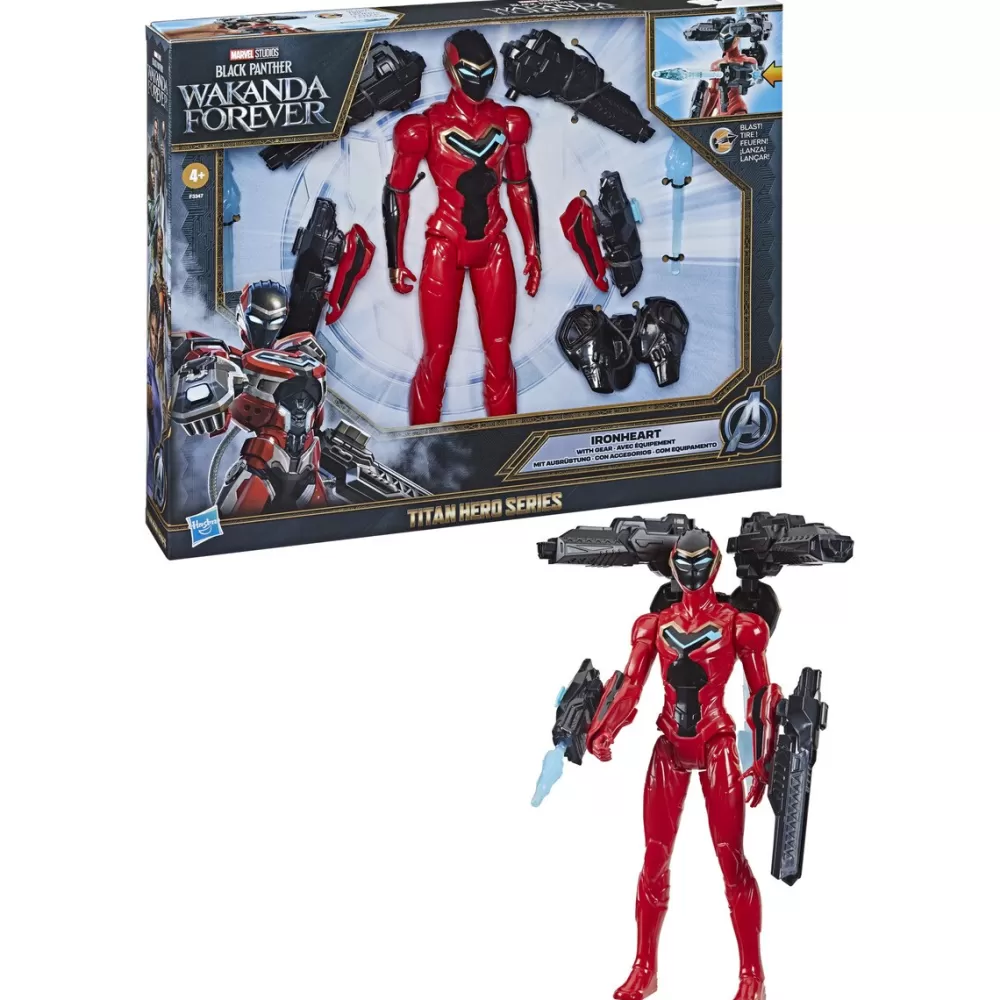 Hasbro Munecos Articulados*Figura Titan Con Blaster Black Panther Movie Marvel