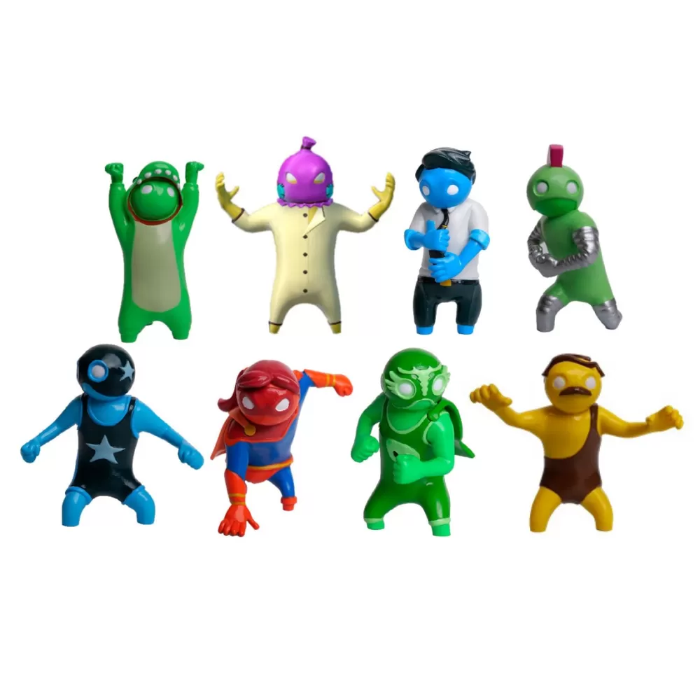 Bizak Munecos Articulados*Gang Beasts - Pack 8 En Caja Deluxe