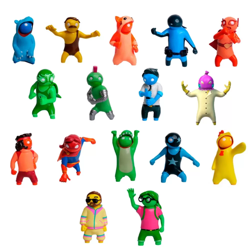 Bizak Munecos Articulados*Gang Beasts - Pack 8 En Caja Deluxe