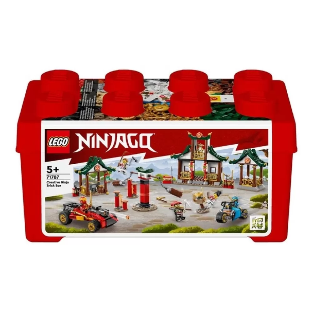 LEGO Puzzles Y Construcciones*Juego De Construccion Caja Ninja De Ladrillos Creativos Con Moto Y Coche Ninjago