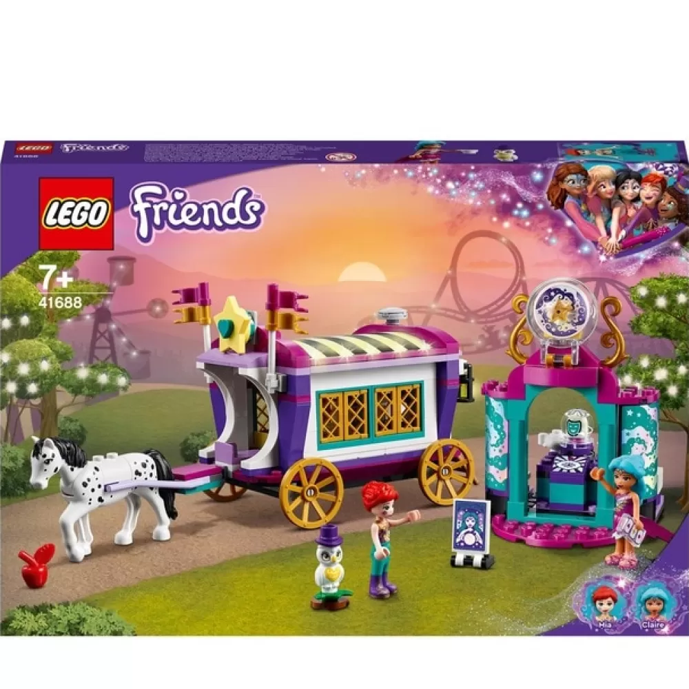 LEGO Puzzles Y Construcciones*Juego De Construccion Mundo De Magia: Caravana Con Animales Friends