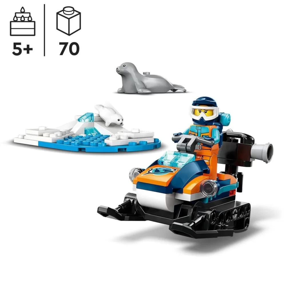 LEGO Puzzles Y Construcciones*Juego De Contruccion Exploradores Del Artico: Motonieve Moto De Nieve City