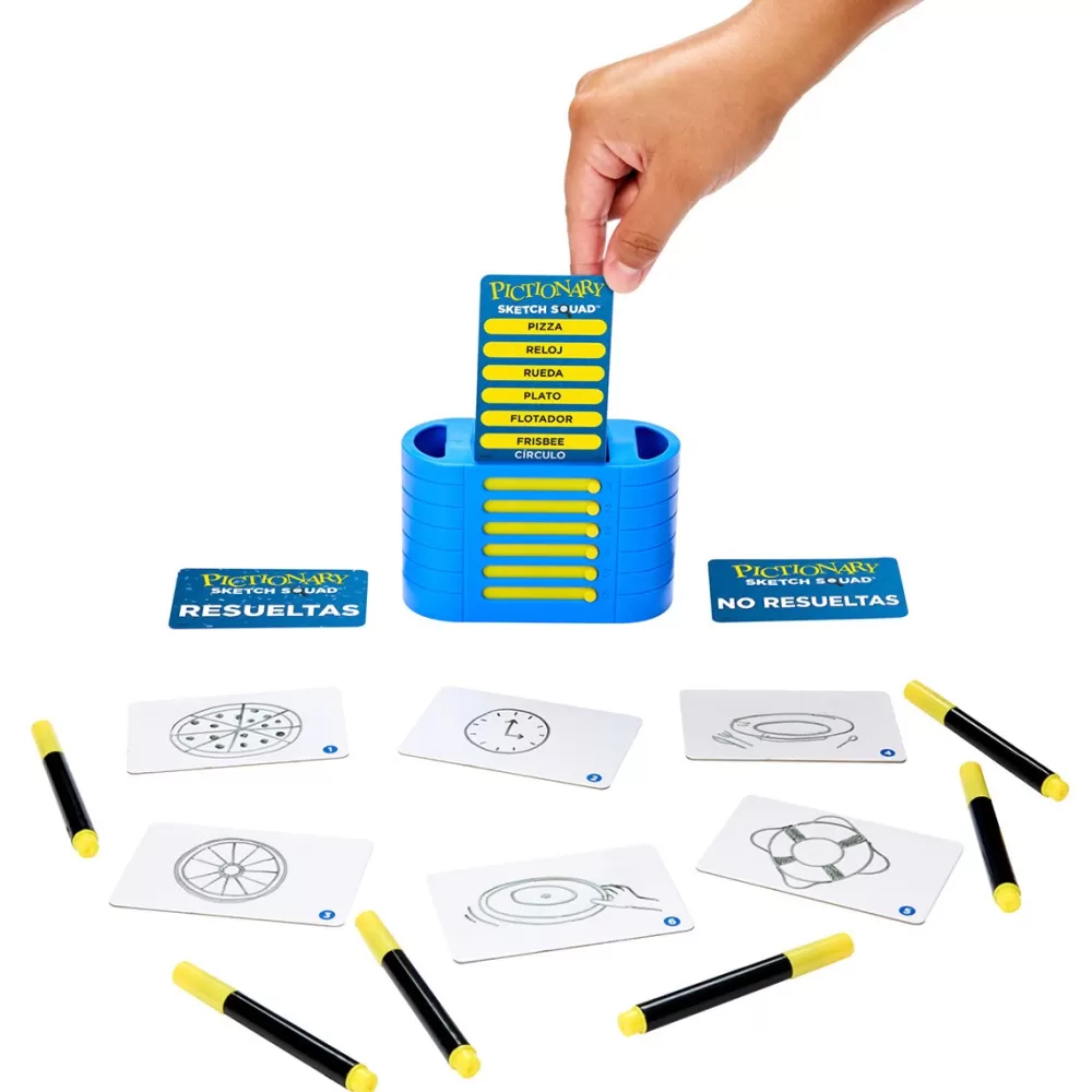 Mattel Juegos De Mesa*Juego De Mesa Pictionary Sketch Squad