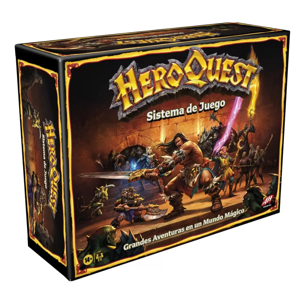 Hasbro Juegos De Mesa*Juego De Mesa Sistema De Juego Heroquest Aventuras En Mazmorras