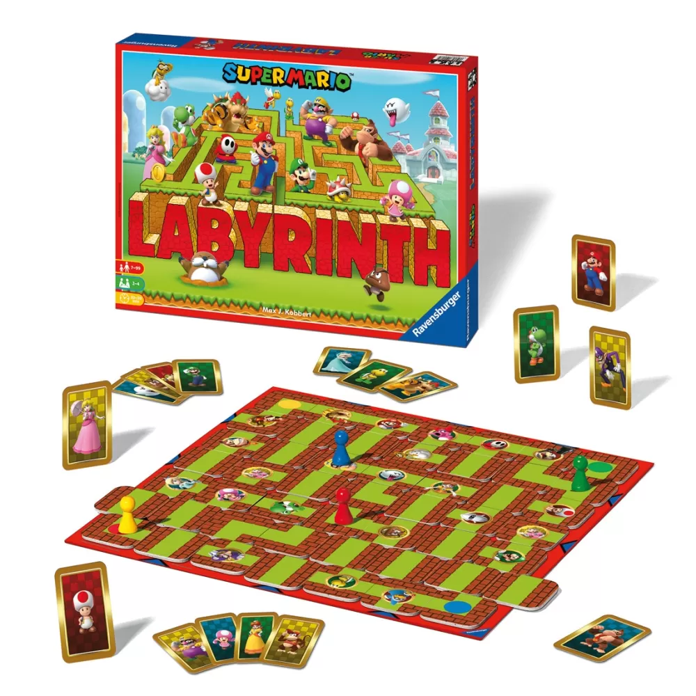 Ravensburger Juegos De Mesa*Juego De Mesa Y Estrategia Laberinto Super Mario Bros