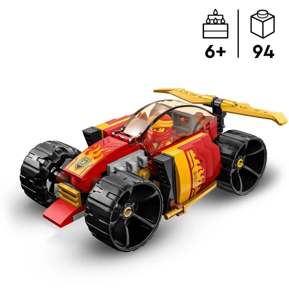 LEGO Puzzles Y Construcciones*Juguete De Construccion 2En1 Coche De Carreras Ninja Evo De Kai O Todoterreno Ninjago